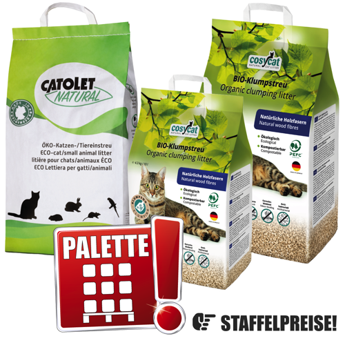 OEKO-KATZENSTREU.COM ökologischen Katzenstreu-Varietäten...